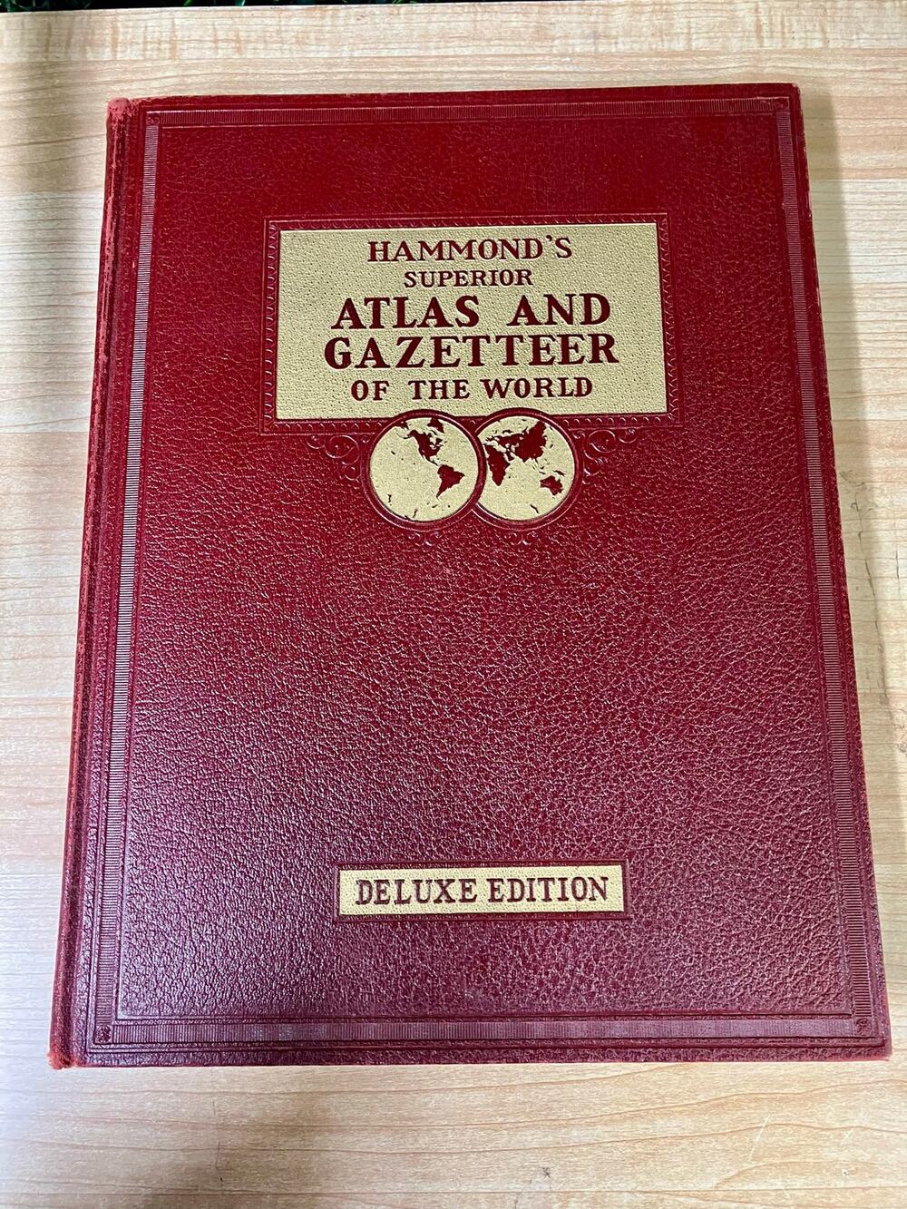 Hammonds Superior Atlas and Gazeletteer of the World Book.